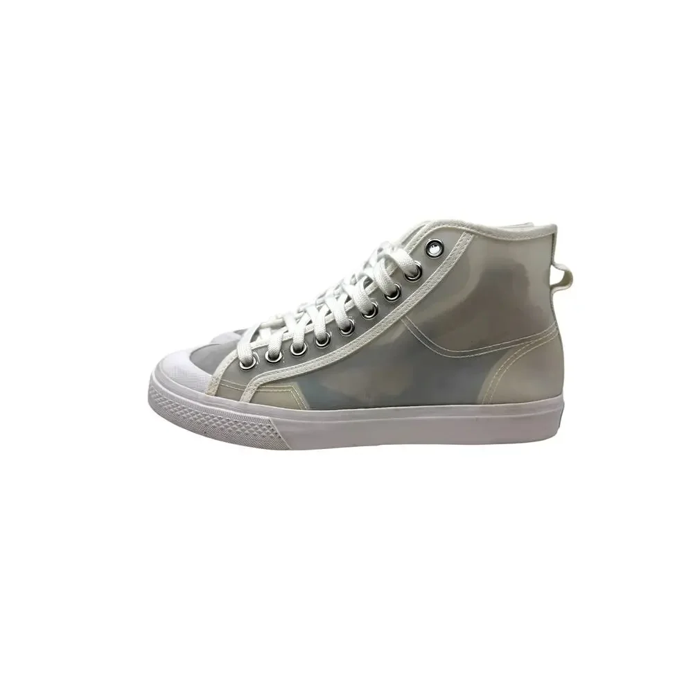 Adidas Nizza Hi Jelly‎ Translucent Sneakers Clear White High Top Womens 9